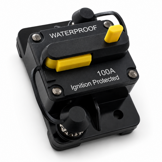 100A waterproof DC circuit breaker for 12V to 48V electrical systems