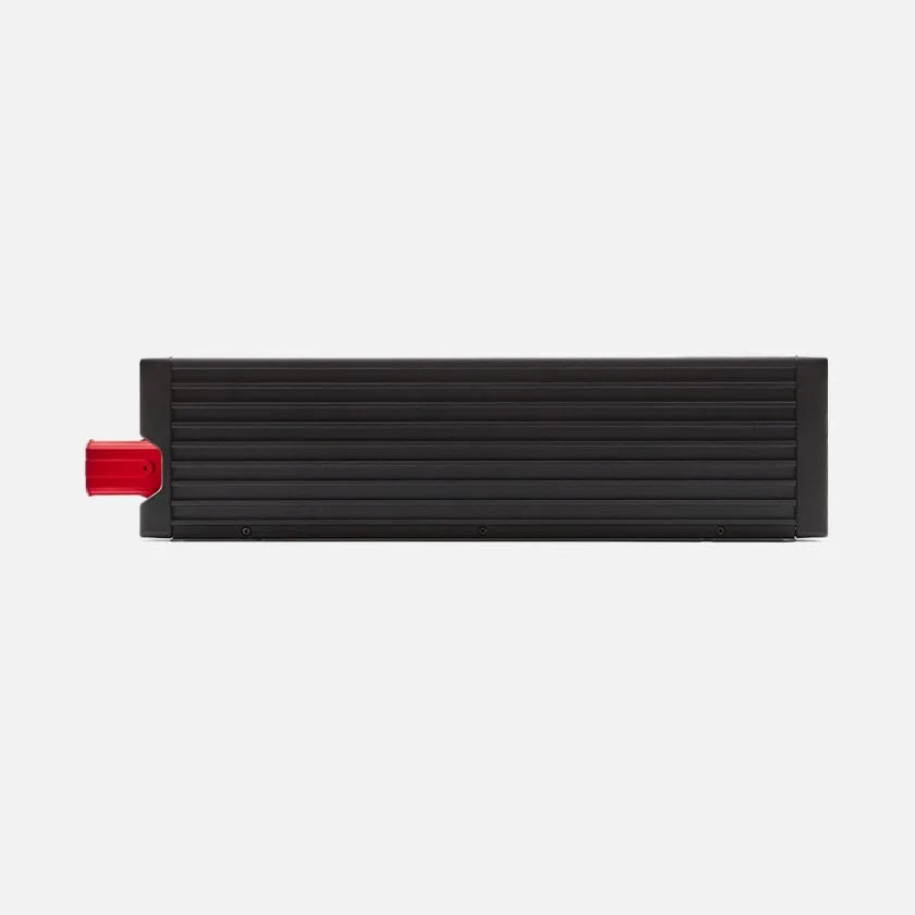 REDARC 3000W 12V inverter AC input and AC output ports and control panel