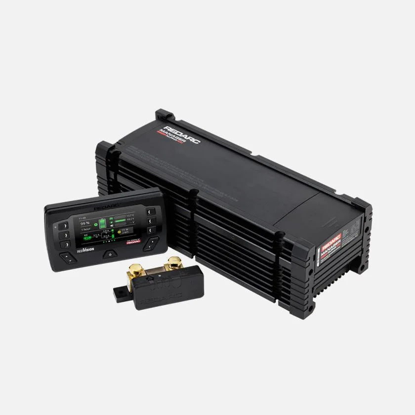 REDARC Manager Alpha100 with RedVision complete vehicle power management system with display and control module