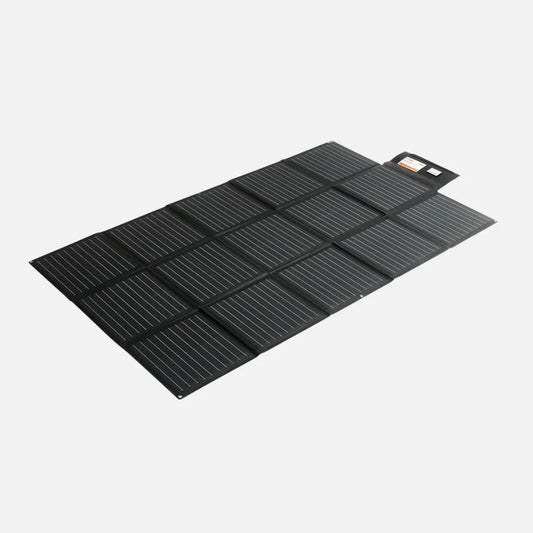 REDARC 300W monocrystalline solar blanket unfolded showing high-efficiency solar cells